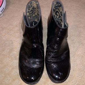 FLY London Black Booties Size 9